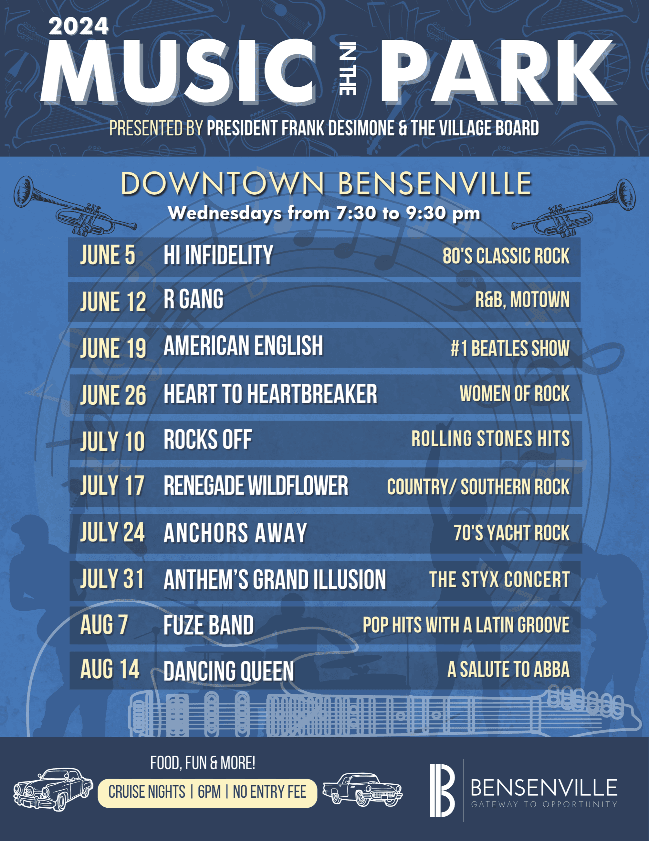 2024 Music in the ParkBG